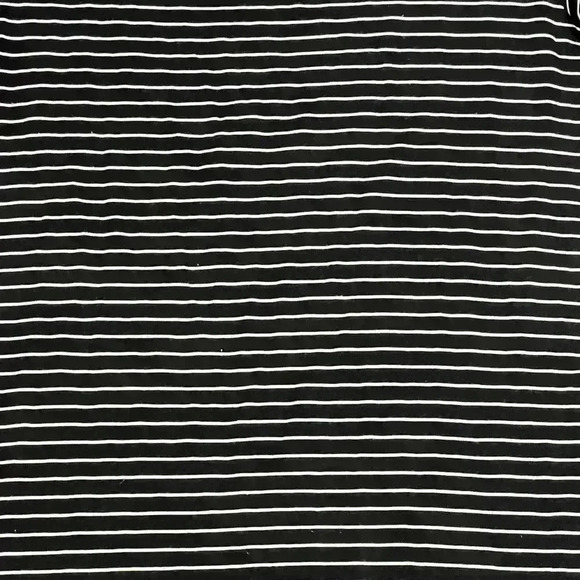 Garnet Hill Striped 3/4 Sleeve Knit Mini Dress Size Large Casual Stretch Comfort - Picture 3 of 8